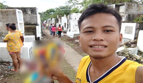 Man Doing “Food Trip sa Sementeryo” Elicit .